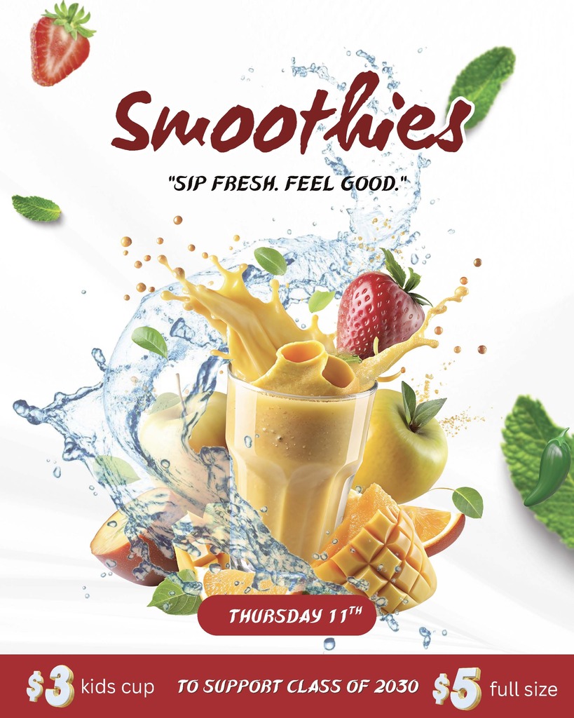 smoothie fundraiser