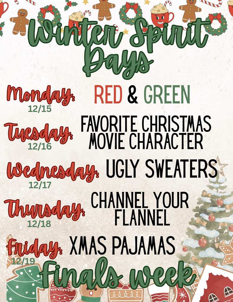 Fisher HS dress up days