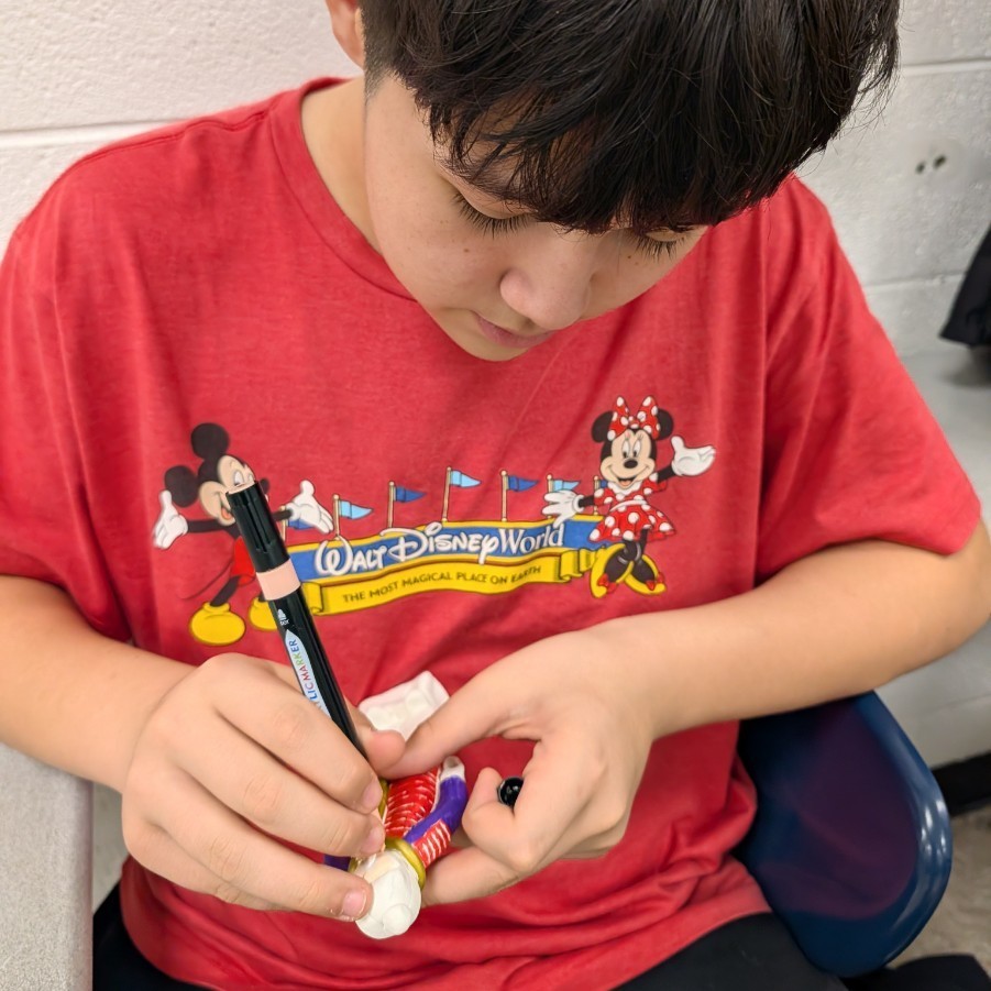 World History students recently created their own versions of Terracotta soldiers as part of their ancient China unit.