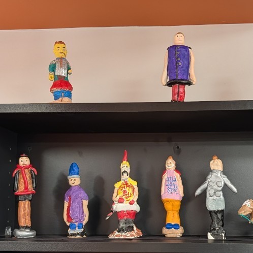 World History students recently created their own versions of Terracotta soldiers as part of their ancient China unit.