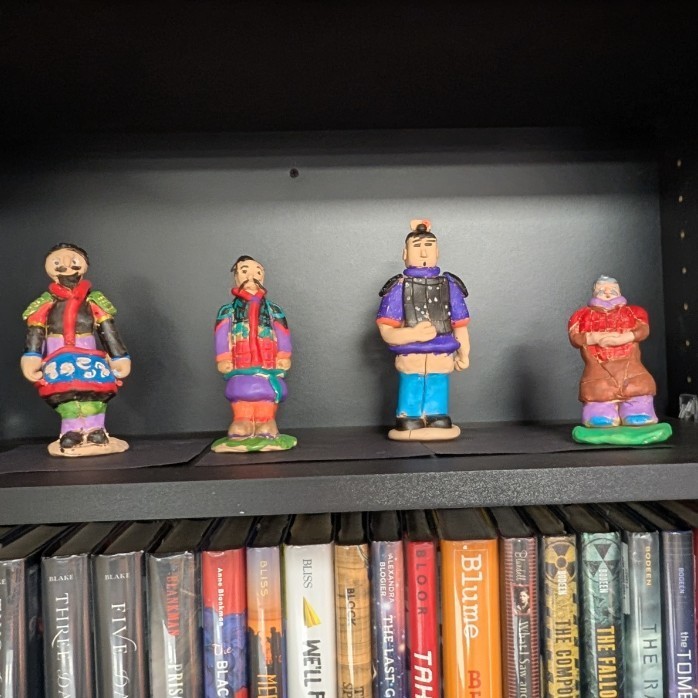 World History students recently created their own versions of Terracotta soldiers as part of their ancient China unit.