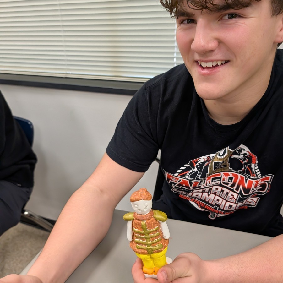 World History students recently created their own versions of Terracotta soldiers as part of their ancient China unit.