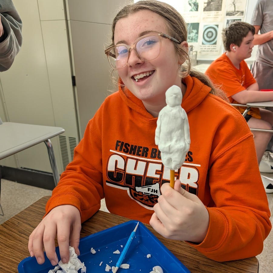 World History students recently created their own versions of Terracotta soldiers as part of their ancient China unit.