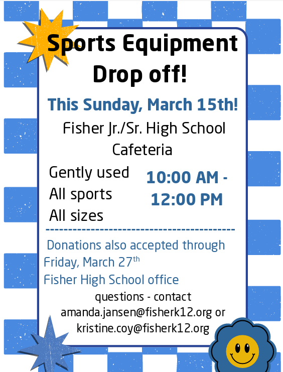 Sport Equipment Drop Off