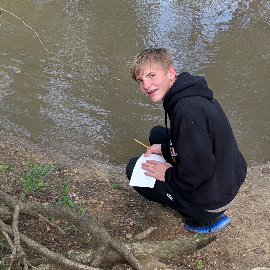 7th graders visited bison at Reclaim Ranch, explored the Sangamon River Forest Preserve, and ate bison heart as past of our US History Westward Expansion unit.