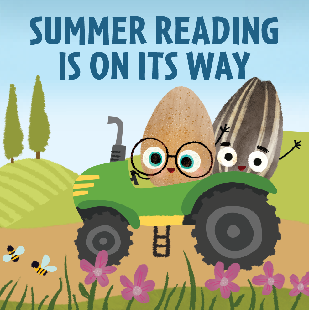The Bad Seed and The Good Egg riding on a tractor in the country