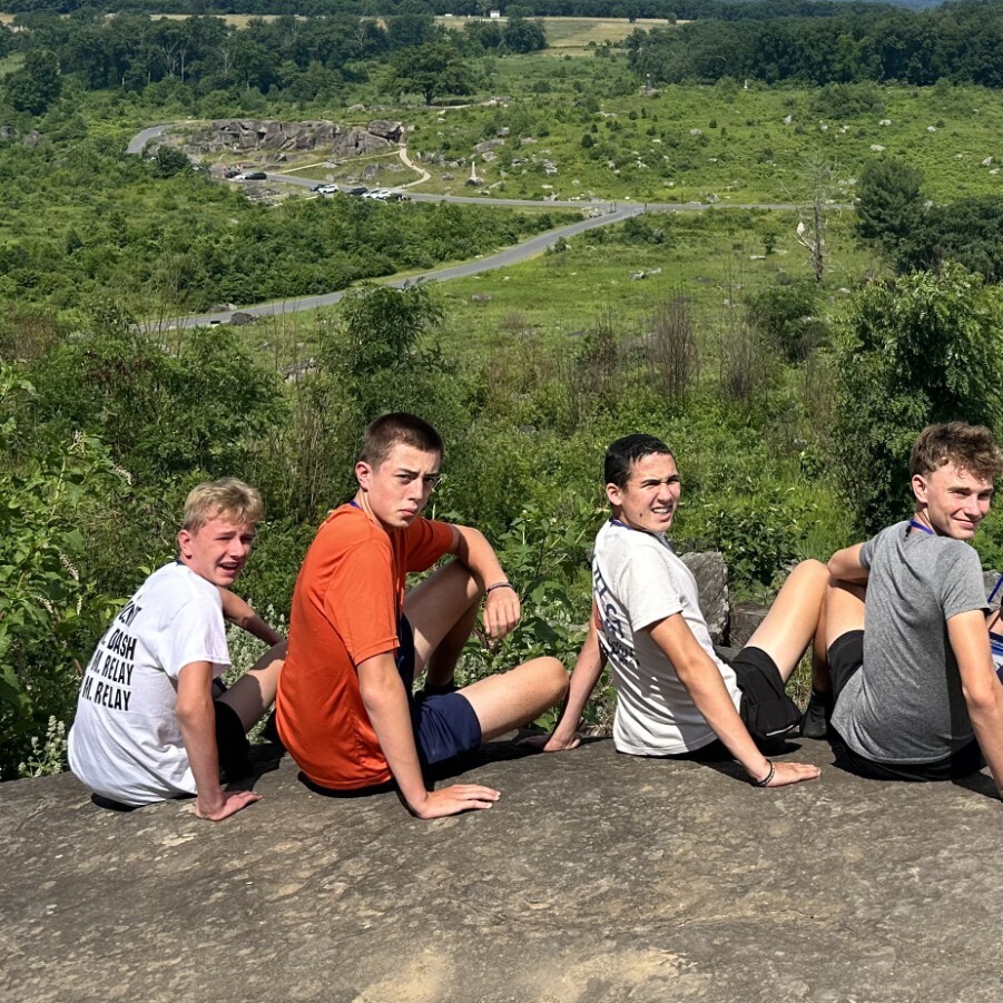 At Gettysburg Battlefield 