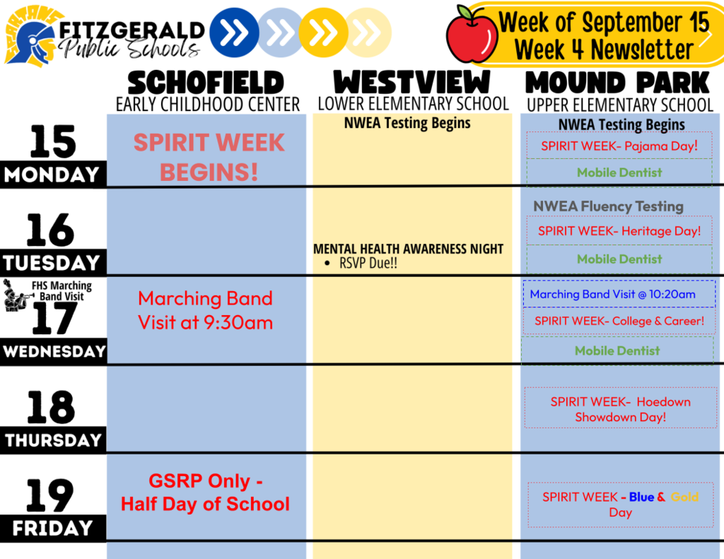 Week 4 Newsletter 