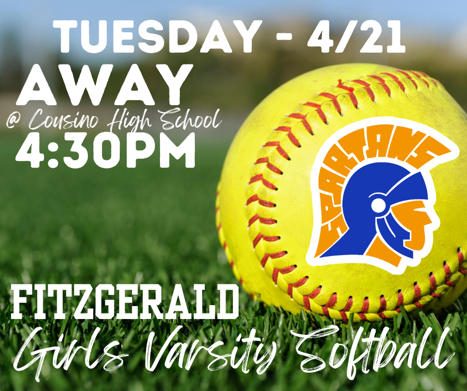 Fitzgerald High School Girls Varsity Softball Team Awat  Meet: Tuesday (4/21) @ Cousino High School  @ 4:30PM