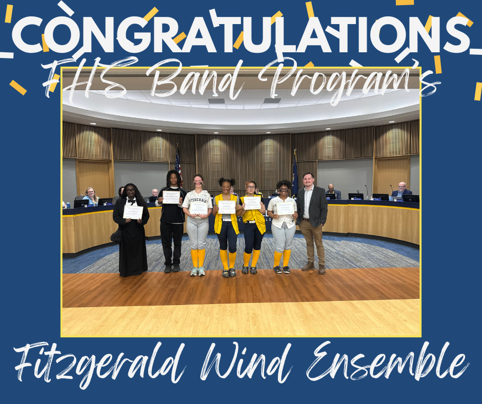 The Fitzgerald High School's Band Program's Wind Ensemble received high ratings @ MSBOA & Several Solo & Ensemble groups.