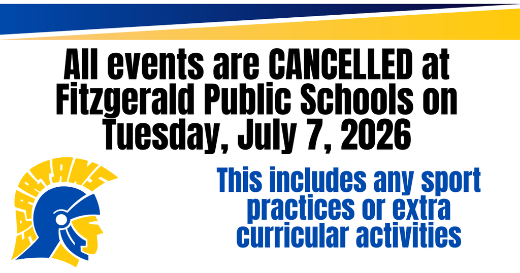 All events cancelled 7/7/26