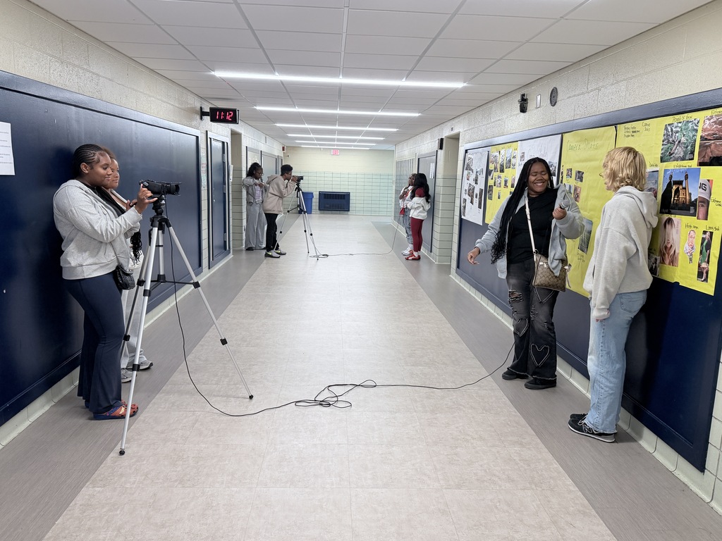 Students practice interview skills