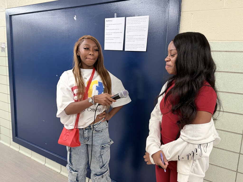 Students practice interview skills