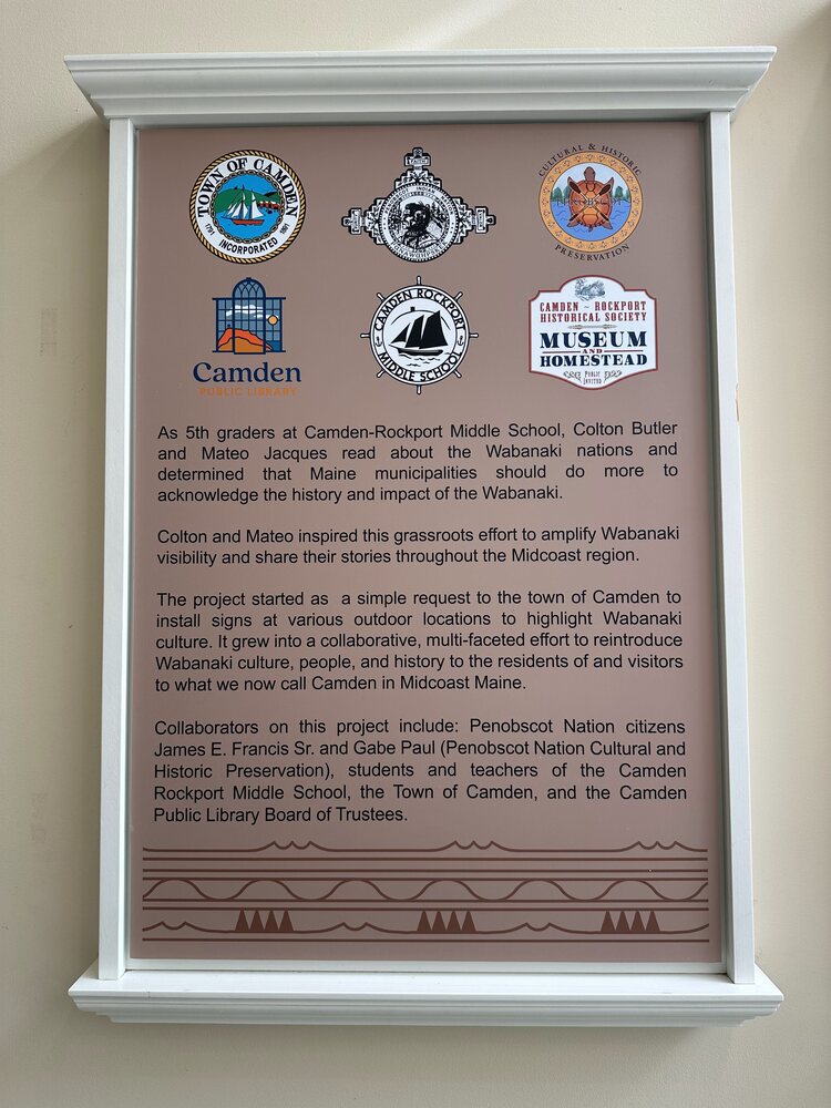 wabanaki signage