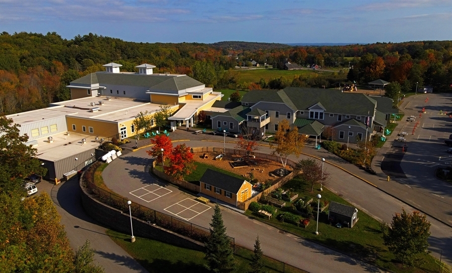 overhead picture of school campus