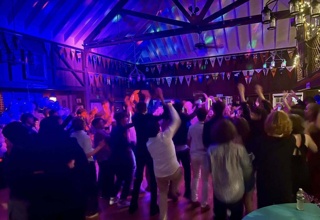 students at yacht club dance