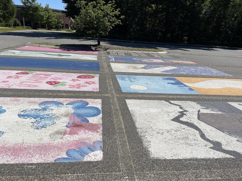 parking spaces