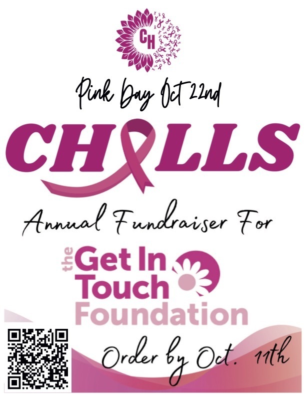 CHILLS goes PINK on Oct 22nd.