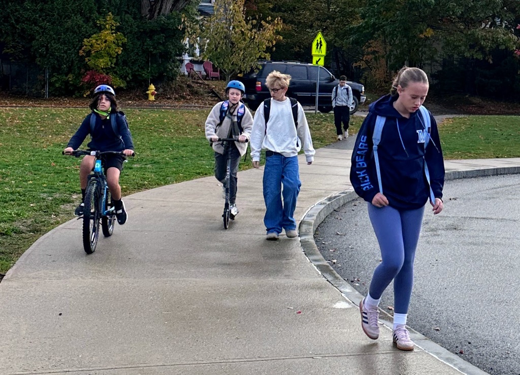 walking and biking to school