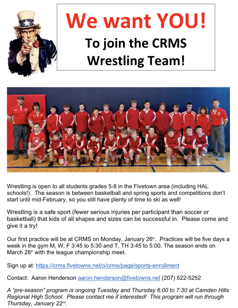 Wrestling flyer