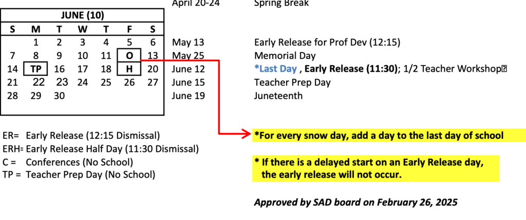 25/26 School Year Calendar