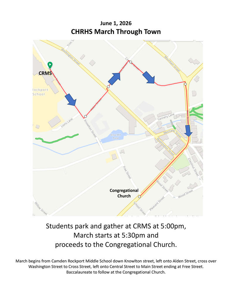 CHRHS March Through Town
