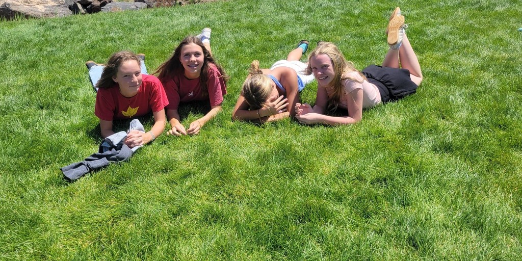 Relaxing with friends