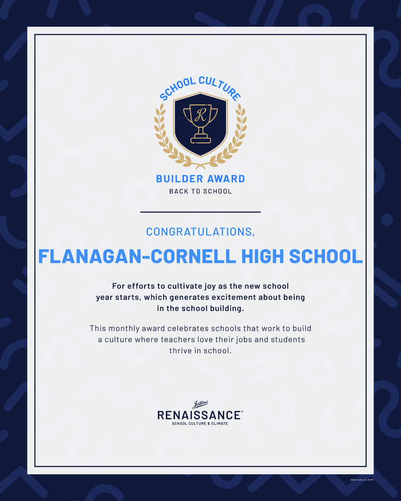 Back to School Culture Builder Award