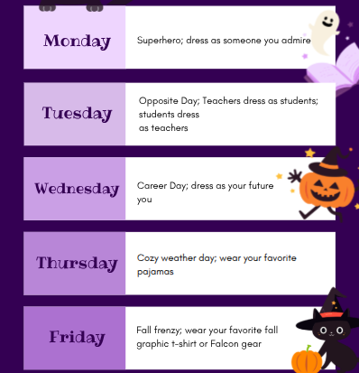 Fall Frenzy Dress Up Days