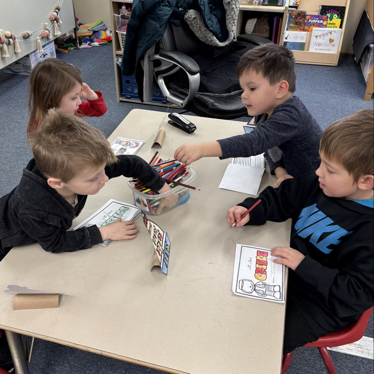 Ms. Decker’s PM preschool enjoying day 1 of Christmas Around the World.