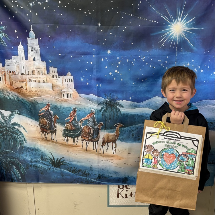 Ms. Decker’s PM preschool enjoying day 1 of Christmas Around the World.