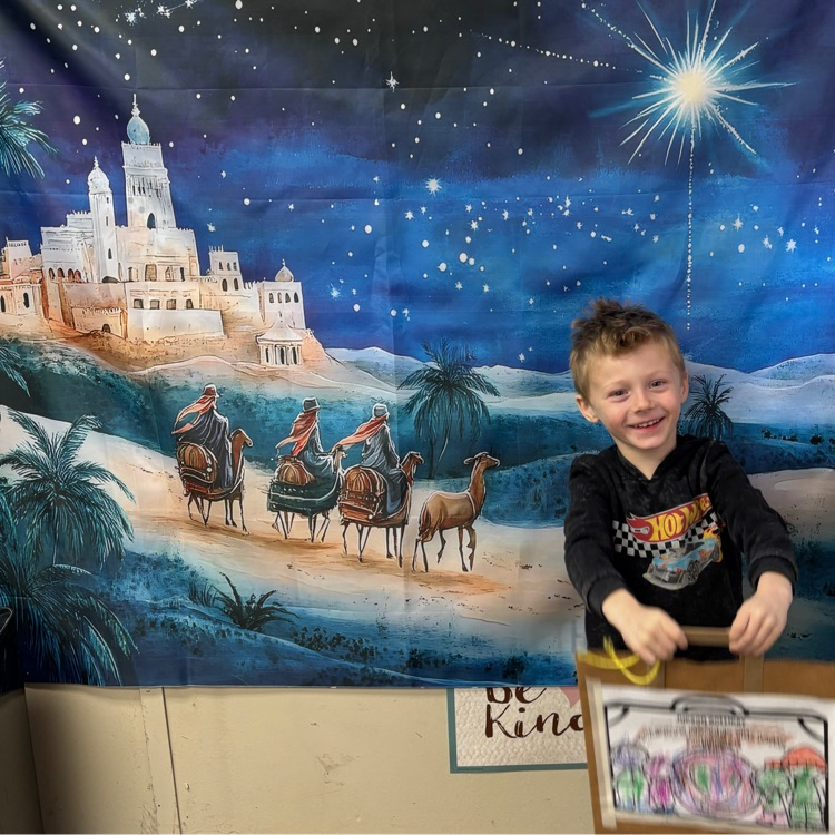 Ms. Decker’s PM preschool enjoying day 1 of Christmas Around the World.