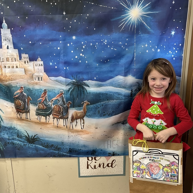 Ms. Decker’s PM preschool enjoying day 1 of Christmas Around the World.
