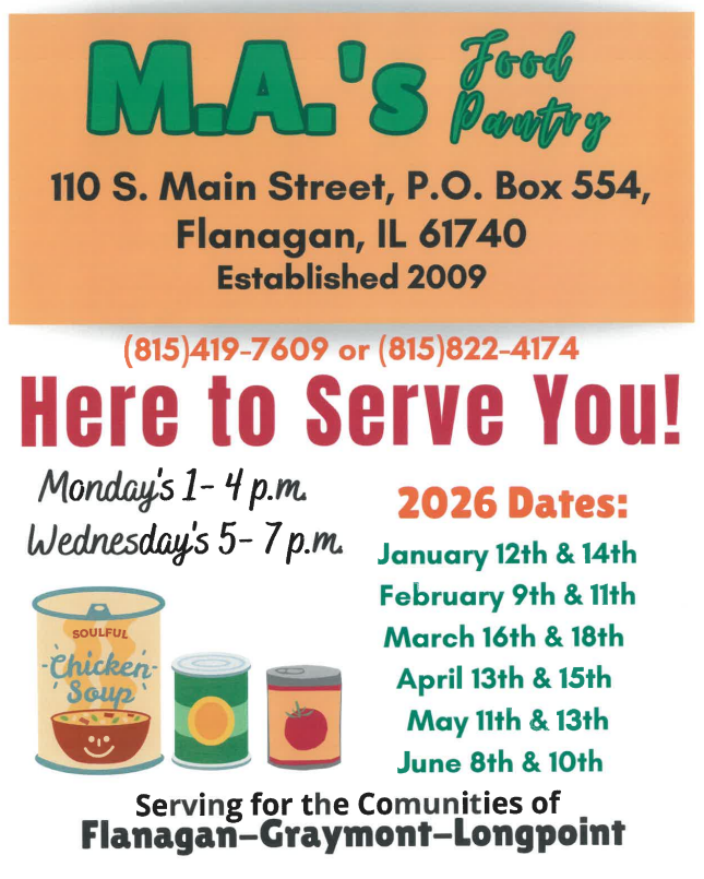 Food Pantry Jan-June