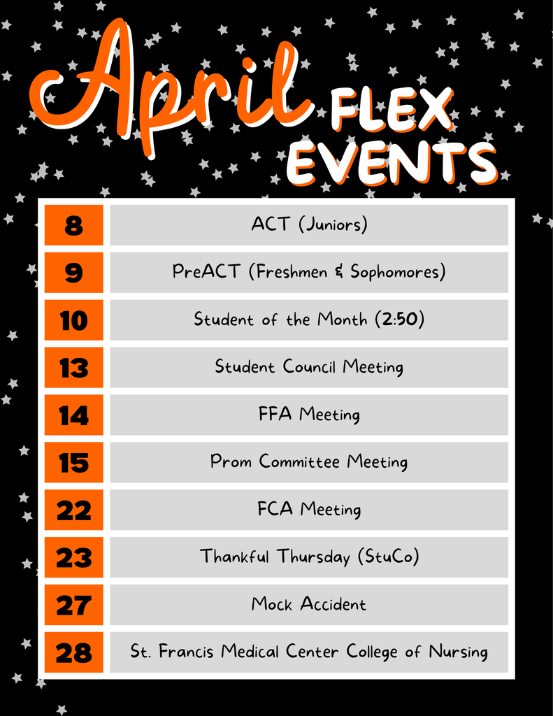 April Flex List