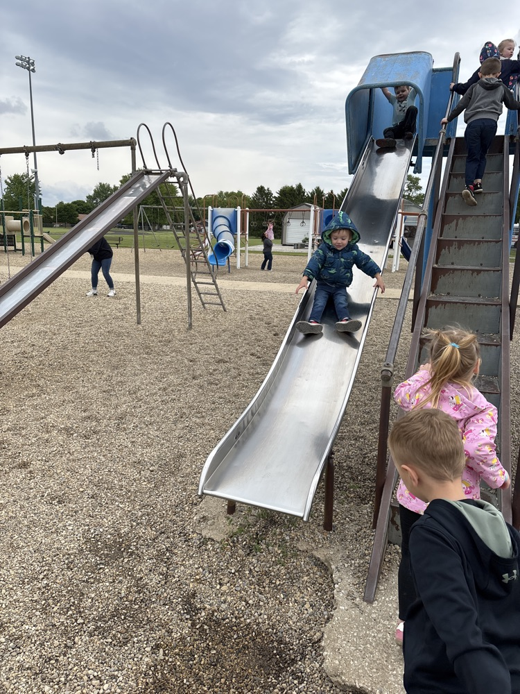 sliding fast