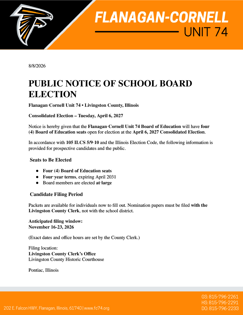 FC74 - Open School Board Member
