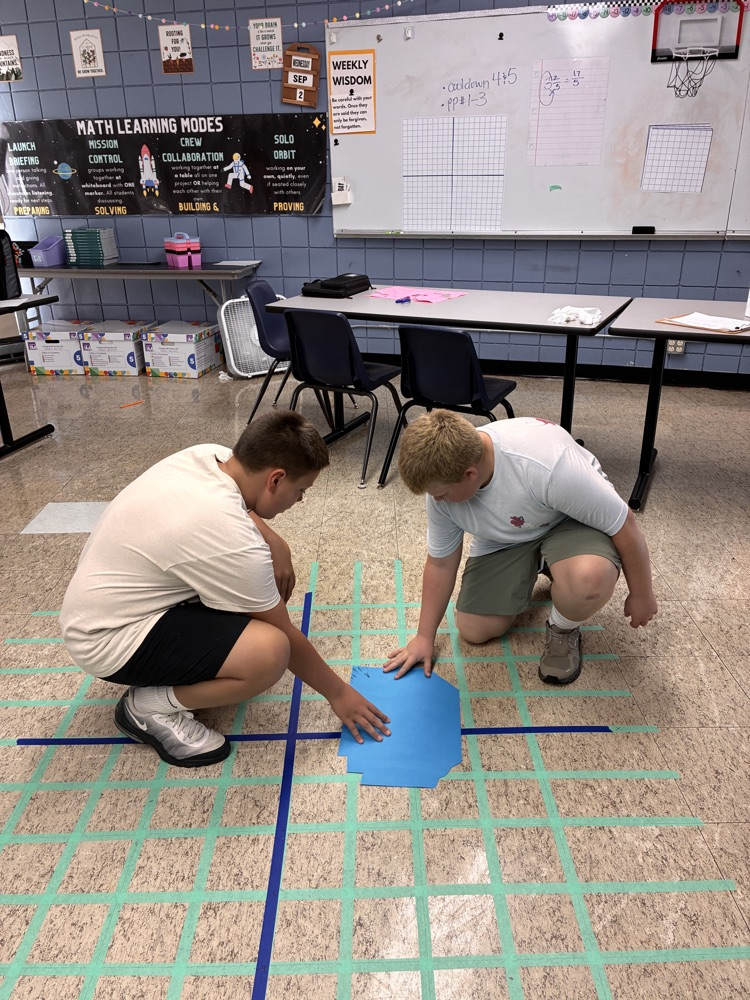 students rotating shape