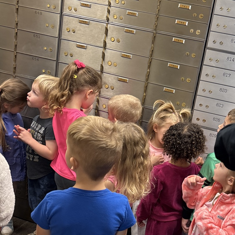 Looking at the inside of the vault  