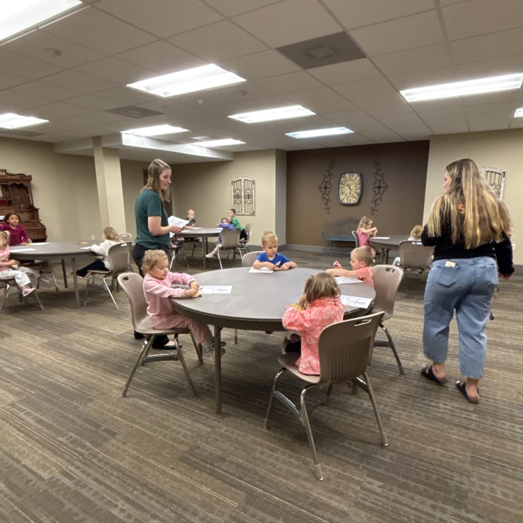 Coloring in the basement  