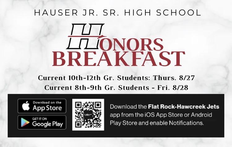honors breakfast