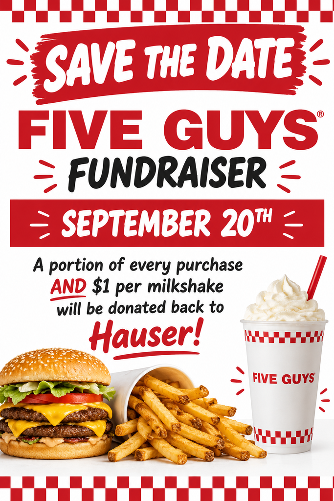 5 Guys Fundraiser Flyer