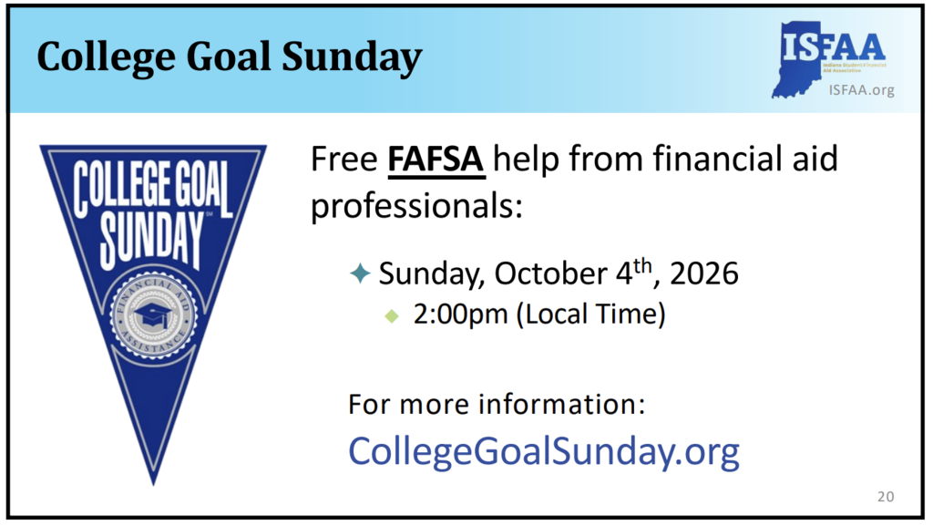 FAFSA filing event