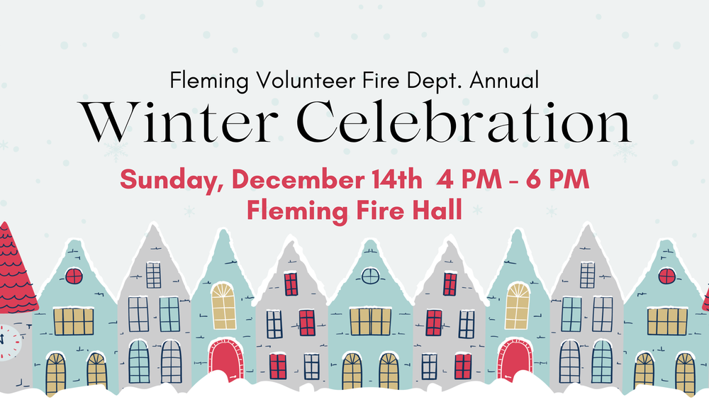 Fleming Colorado Fleming Volunteer Fire Dept. Annual Winter Celebration 2025