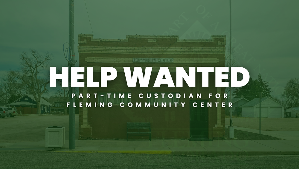 Fleming Colorado help wanted december 2024