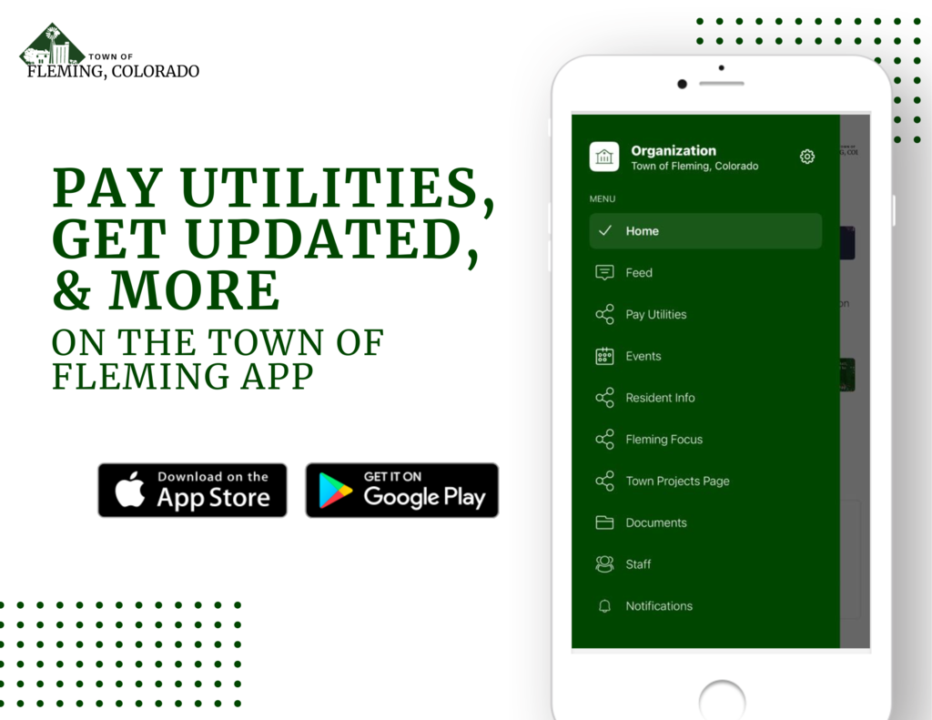 Fleming Colorado Town of Fleming App