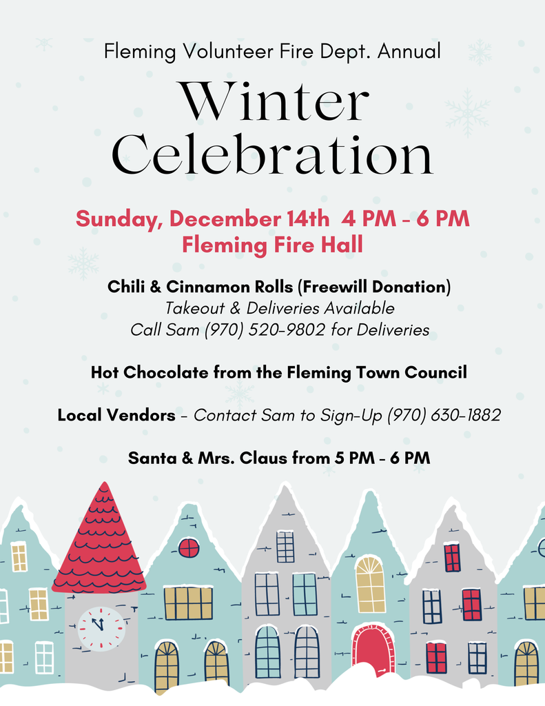 Fleming Colorado 2026 Winter Celebration