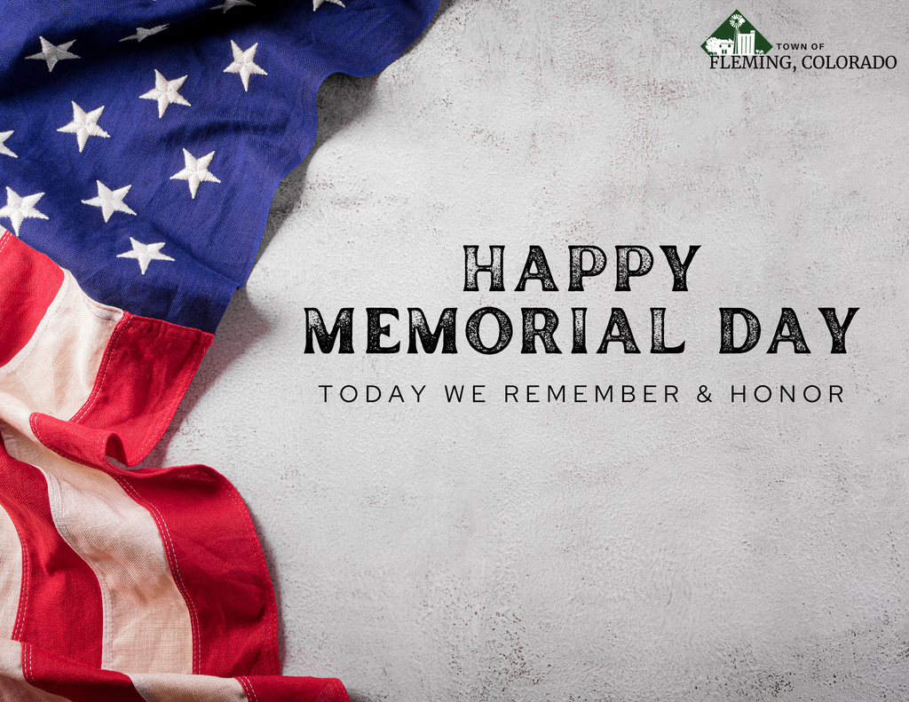 Fleming Colorado Memorial Day 2026