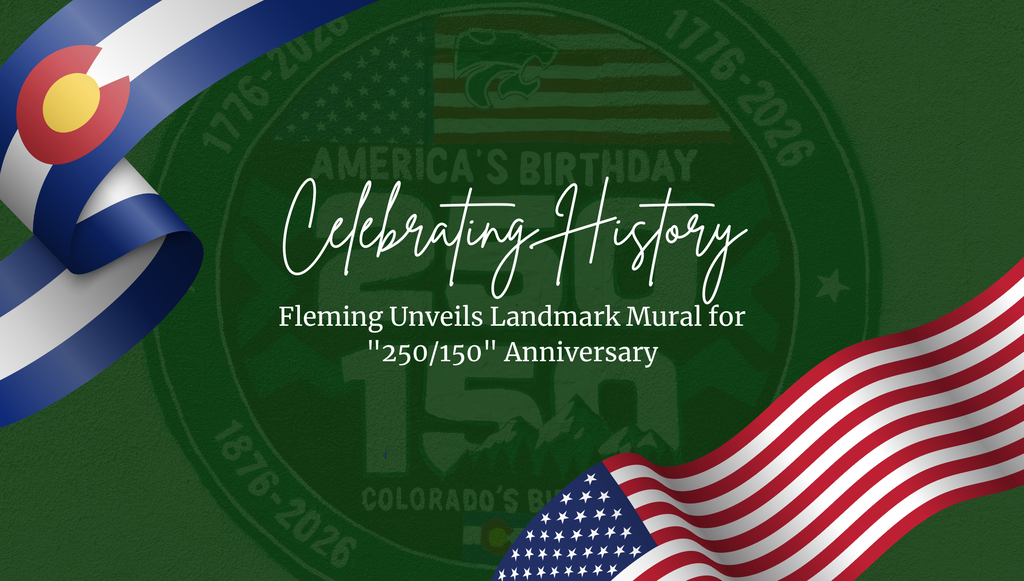 Fleming Colorado Landmark Mural for 250/150 Anniversary