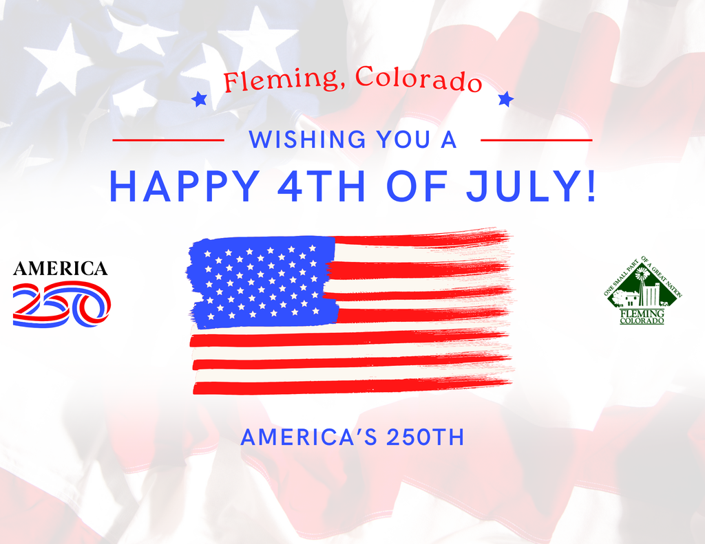 Fleming Colorado 4th of July 2026 America's 250